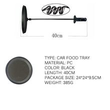 Load image into Gallery viewer, Car Food Tray w/Clamp Bracket